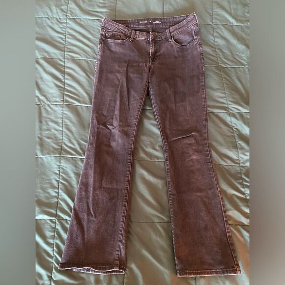 Old Navy Mid-Rise Kicker Boot Cut Black Jeans Size 10 - Picture 4 of 7